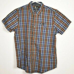 Taco Bell Men's Manager Plaid Large Shirt